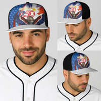 Philippines and United States Semiquincentennial Baseball Net Cap Eagle and National Flag Style