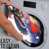 Philippines and United States Semiquincentennial Bathroom Set Eagle and National Flag Style