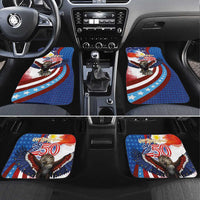Philippines and United States Semiquincentennial Car Mats Eagle and National Flag Style LT03 Set 4pcs Multicolor - Polynesian Pride