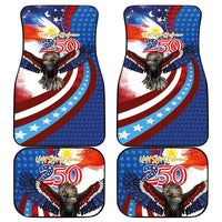 Philippines and United States Semiquincentennial Car Mats Eagle and National Flag Style LT03 - Polynesian Pride