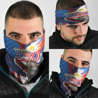 Philippines and United States Semiquincentennial Neck Gaiter Eagle and National Flag Style LT03 - Polynesian Pride