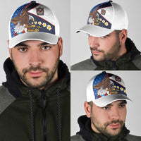 American Samoa and United States Semiquincentennial Classic Cap Bald Eagle with National Flag Style
