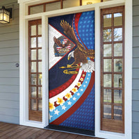 American Samoa and United States Semiquincentennial Door Cover Bald Eagle with National Flag Style