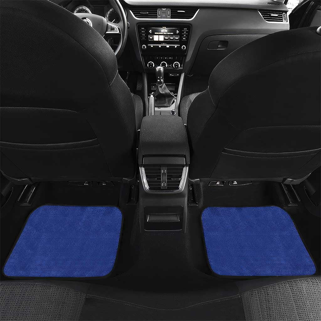 Custom Fijian Football Car Mats Tapa Pattern and Shark Tribal