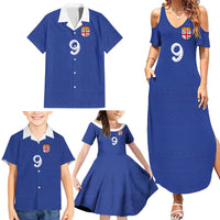 Custom Fijian Football Family Matching Summer Maxi Dress and Hawaiian Shirt Tapa Pattern and Shark Tribal LT03 - Polynesian Pride