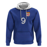 Custom Fijian Football Zip Hoodie Tapa Pattern and Shark Tribal