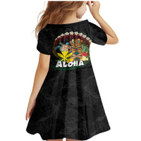 Aloha Hawaii Family Matching Mermaid Dress and Hawaiian Shirt Kanaka Maoli with Polynesian Spiral Plumeria LT03 - Polynesian Pride
