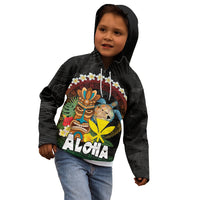 Aloha Hawaii Kid Hoodie Kanaka Maoli with Polynesian Spiral Plumeria LT03 - Polynesian Pride