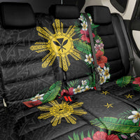 Tropical Hawaii and Philippines Back Car Seat Cover Kanaka Maoli and Sun Badge Batok Tattoo Colorful LT03 - Polynesian Pride