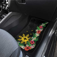 Tropical Hawaii and Philippines Car Mats Kanaka Maoli and Sun Badge Batok Tattoo Colorful LT03 - Polynesian Pride