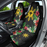 Tropical Hawaii and Philippines Car Seat Cover Kanaka Maoli and Sun Badge Batok Tattoo Colorful LT03 - Polynesian Pride