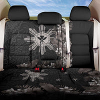 Tropical Hawaii and Philippines Back Car Seat Cover Kanaka Maoli and Sun Badge Batok Tattoo Grayscale LT03 One Size Black - Polynesian Pride