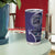 Samoan Siapo Art Tattoo Polynesian Pattern Tumbler Cup Navy Color - Polynesian Pride