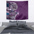 Samoan Siapo Art Tattoo Polynesian Pattern Tapestry Purple Color - Polynesian Pride