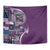 Samoan Siapo Art Tattoo Polynesian Pattern Tapestry Purple Color - Polynesian Pride