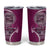 Samoan Siapo Art Tattoo Polynesian Pattern Tumbler Cup Pink Color - Polynesian Pride