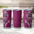 Samoan Siapo Art Tattoo Polynesian Pattern Tumbler Cup Pink Color - Polynesian Pride