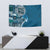 Samoan Siapo Art Tattoo Polynesian Pattern Tapestry Teal Color - Polynesian Pride
