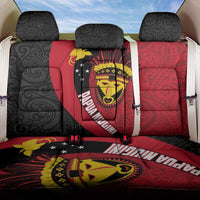 Papua New Guinea Mask Festival Back Car Seat Cover Papua Niugini Tribe Mask Melanesian Pattern LT03 One Size Red - Polynesian Pride