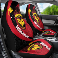 Papua New Guinea Mask Festival Car Seat Cover Papua Niugini Tribe Mask Melanesian Pattern LT03 - Polynesian Pride