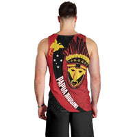 Papua New Guinea Mask Festival Men Tank Top Papua Niugini Tribe Mask Melanesian Pattern LT03 - Polynesian Pride