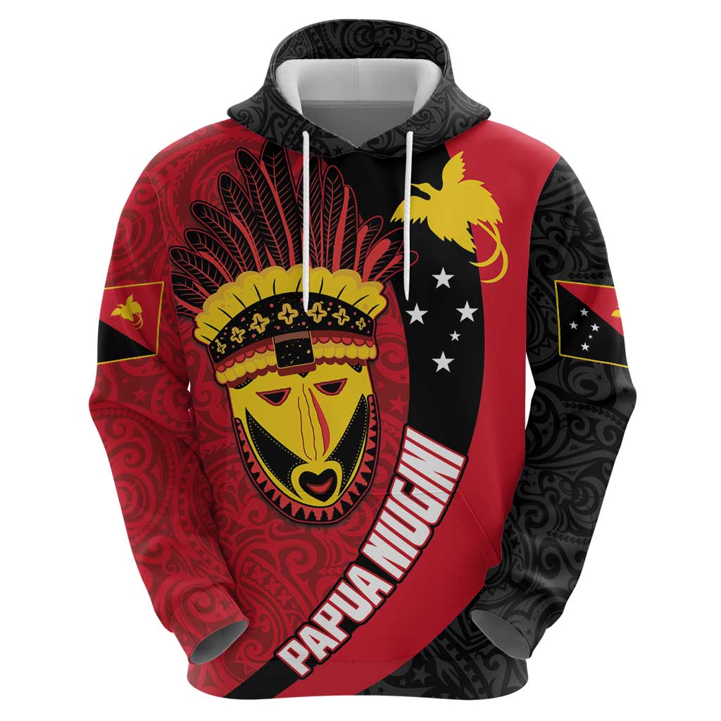 Papua New Guinea Mask Festival Zip Hoodie Papua Niugini Tribe Mask Melanesian Pattern LT03 - Polynesian Pride