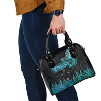 New Zealand Kea Bird Shoulder Handbag Maori Tattoo and Silver Fern Paua Shell Style LT03 - Polynesian Pride