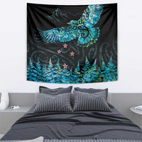 New Zealand Kea Bird Tapestry Maori Tattoo and Silver Fern Paua Shell Style LT03 - Polynesian Pride