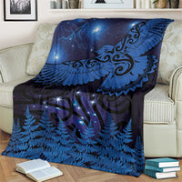 New Zealand Kea Bird Blanket Maori Tattoo and Silver Fern Matariki Style LT03 - Polynesian Pride