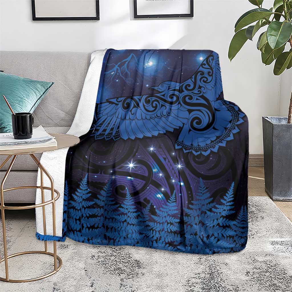 New Zealand Kea Bird Blanket Maori Tattoo and Silver Fern Matariki Style LT03 - Polynesian Pride
