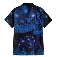 New Zealand Kea Bird Family Matching Mermaid Dress and Hawaiian Shirt Maori Tattoo and Silver Fern Matariki Style LT03 - Polynesian Pride