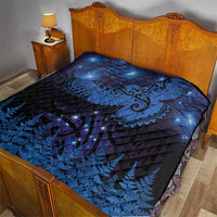 New Zealand Kea Bird Quilt Maori Tattoo and Silver Fern Matariki Style LT03 - Polynesian Pride