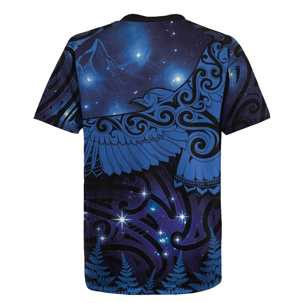 New Zealand Kea Bird Rugby Jersey Maori Tattoo and Silver Fern Matariki Style LT03 - Polynesian Pride