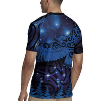 New Zealand Kea Bird Rugby Jersey Maori Tattoo and Silver Fern Matariki Style LT03 - Polynesian Pride