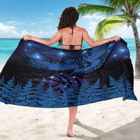 New Zealand Kea Bird Sarong Maori Tattoo and Silver Fern Matariki Style LT03 - Polynesian Pride