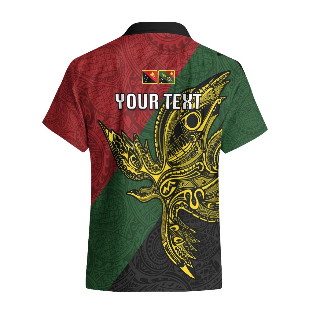 Custom Papua New Guinea Chimbu Province Hawaiian Shirt PNG Birds Of Paradise Polynesian Arty Style LT03 - Polynesian Pride
