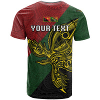 Custom Papua New Guinea Chimbu Province T Shirt PNG Birds Of Paradise Polynesian Arty Style LT03 - Polynesian Pride
