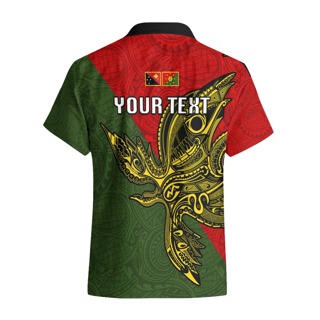 Custom Papua New Guinea Eastern Highlands Province Hawaiian Shirt PNG Birds Of Paradise Polynesian Arty Style LT03 - Polynesian Pride