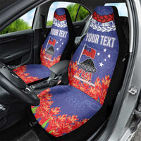 FAST Party Samoa Car Seat Cover Ula Fala Teuila Polynesian Tapa Pattern LT03 - Polynesian Pride