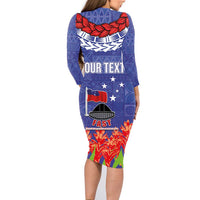 FAST Party Samoa Family Matching Long Sleeve Bodycon Dress and Hawaiian Shirt Ula Fala Teuila Polynesian Tapa Pattern LT03 - Polynesian Pride