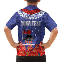 FAST Party Samoa Family Matching Off Shoulder Short Dress and Hawaiian Shirt Ula Fala Teuila Polynesian Tapa Pattern LT03 - Polynesian Pride