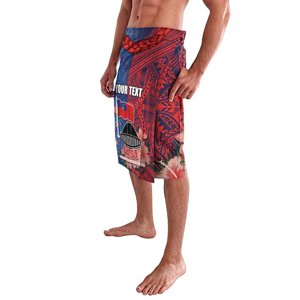 CHOGM FAST Samoa 2024 Lavalava Samoan Tapa Tribal and Ornament Pattern with Hibiscus