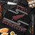 New Zealand Christmas Apron Meri Kirihimete Silver Fern Knit Style Red Color - Polynesian Pride