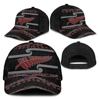 New Zealand Christmas Classic Cap Meri Kirihimete Silver Fern Knit Style Red Color LT03 - Polynesian Pride