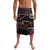 New Zealand Christmas Lavalava Meri Kirihimete Silver Fern Knit Style Red Color - Polynesian Pride