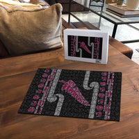 New Zealand Christmas Puzzle Meri Kirihimete Silver Fern Knit Style Pink Color LT03 - Polynesian Pride