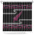 New Zealand Christmas Shower Curtain Meri Kirihimete Silver Fern Knit Style Pink Color - Polynesian Pride
