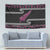 New Zealand Christmas Tapestry Meri Kirihimete Silver Fern Knit Style Pink Color - Polynesian Pride