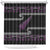 New Zealand Christmas Shower Curtain Meri Kirihimete Silver Fern Knit Style Purple Color - Polynesian Pride