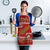New Zealand Christmas Apron Meri Kirihimete Silver Fern Knit Style Green Color - Polynesian Pride